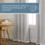 Ensemble de 2 rideaux d'intérieur à motif de lin uni Town & Country Country -105509932-105509937