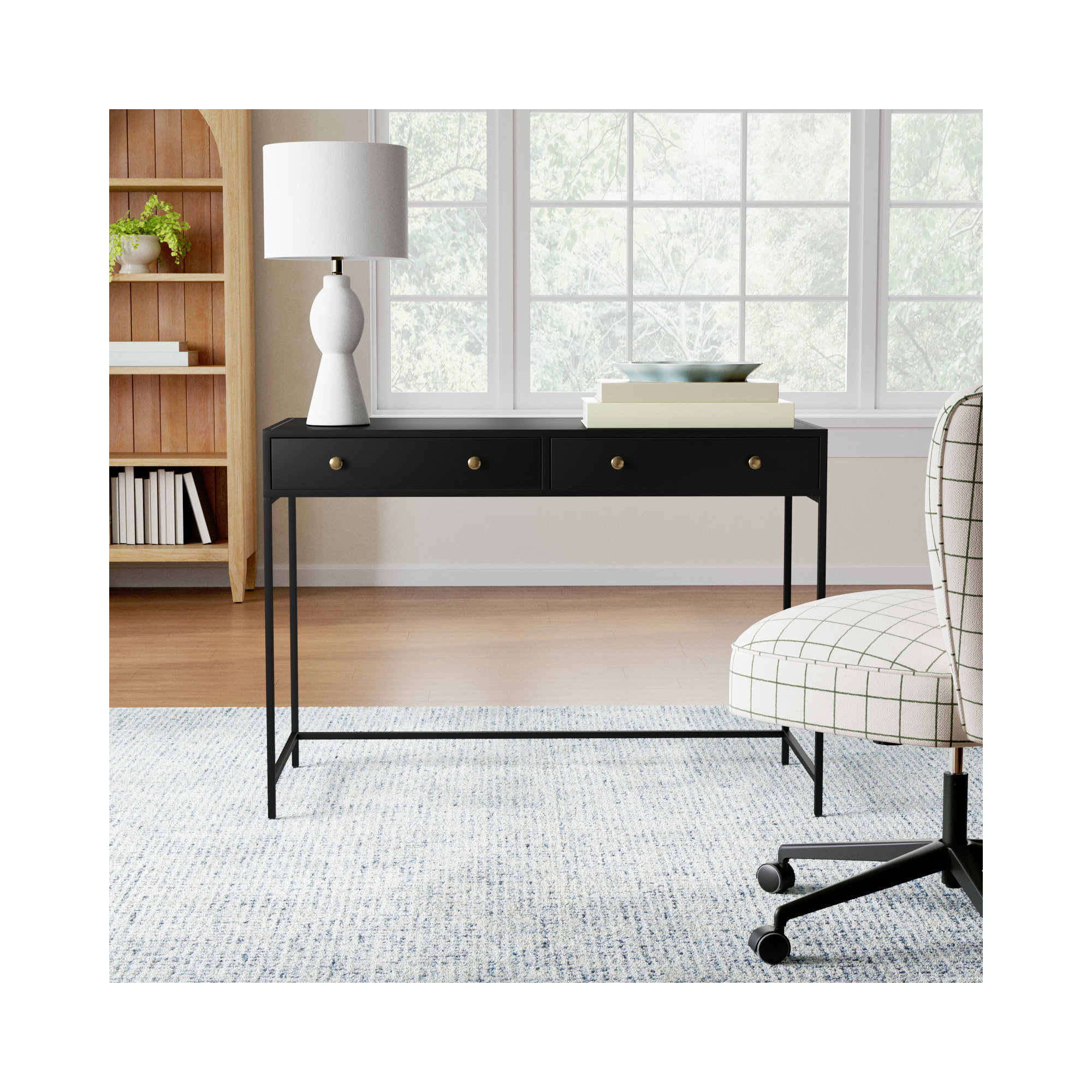 Willmert Writing Desk, Black