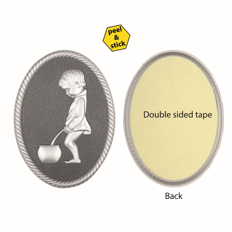 Panneaux décoratifs pour salle de bain, Argent, H 0,2 po x l 4,33 po x P 5,91 po