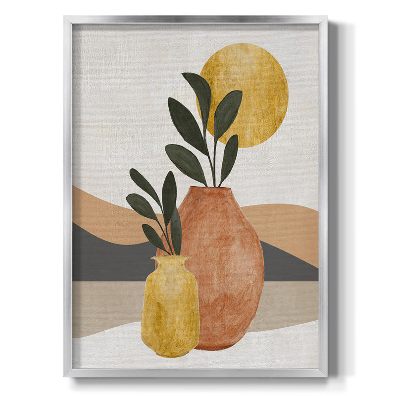 Impasto I, Toile avec cadre argenté, Non