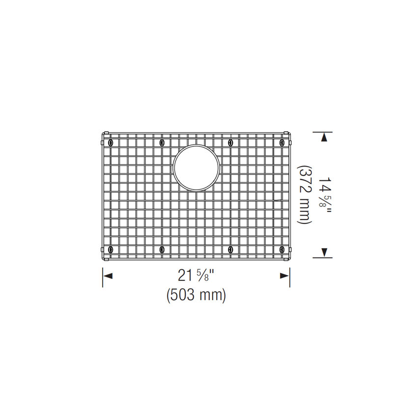 GRILLE PRÉCIS UNIQUE 25 ADA