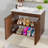 Wall-mount Walnut  Bathroom Vanity With Sink-116677103