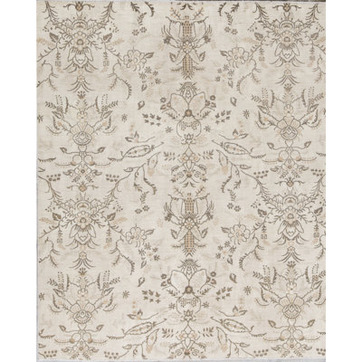 Wool Floral Indoor Rug