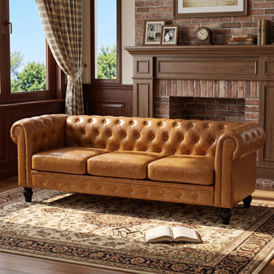 High-Resilient Sponge Sofa with Ergonomic Backrest