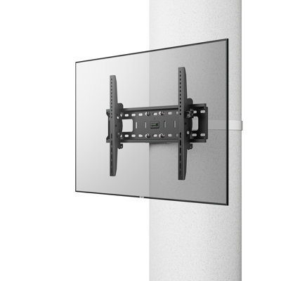CondoMounts NO Drill TILT Only-LARGE Pillar TV Mount,Holds 120lbs,Fits 37"-85" TVs,Fits 8" & Wider