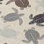 Tapis gris / brun en polyester tissé à la machine intérieur / extérieur Grajeda-53402628