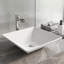 Lavabo de salle de bain carré Hibiscus