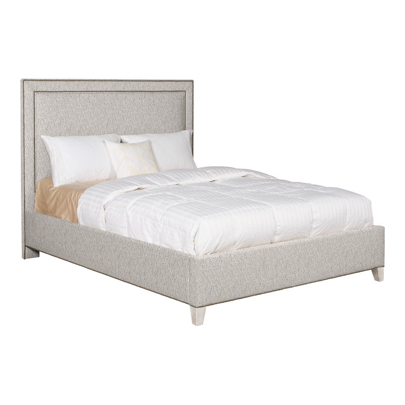 Hillary/Hank Upholstered Standard Bed, Casa Blanca, Navada Granite, Yes