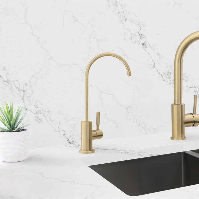 Modern Faucet Stylish Lodi One-Handle Cold Water Tap Faucet, Gold