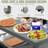 Founders Outdoor Kitchen Island - Grey, With Aluminum Frame Freestanding Grill Cabinet Protective Cover Included