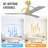 52 Inch Indoor Ceiling Fan Without Light 3 Solid Wood Blades Remote Control Reversible DC Motor-1623065272-1623065254