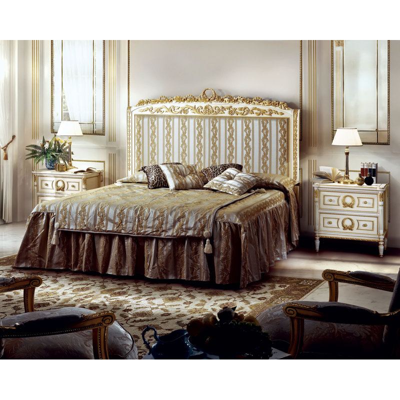 Louis XVI Upholstered Panel Headboard
