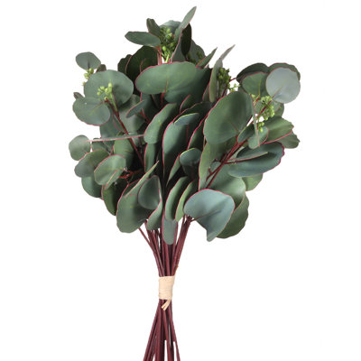 Ensemble de 15 tiges d'eucalyptus artificiel 15 po