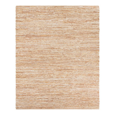 Leather Metallic Jute Indoor Rug
