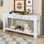 Console / canapé avec tiroirs de rangement et tablette inférieure pour le vestibule-1865282422