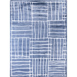 Overdyed One-of-a-Kind Rectangle 9'1" X 12'3" Hand Knotted Area Rug