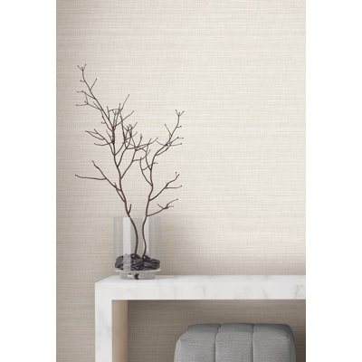 Down To Earth Cream Striated Wallpaper