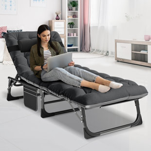 Upgraded Thicked Comfortable Mattress Strong Folding Camping Cot