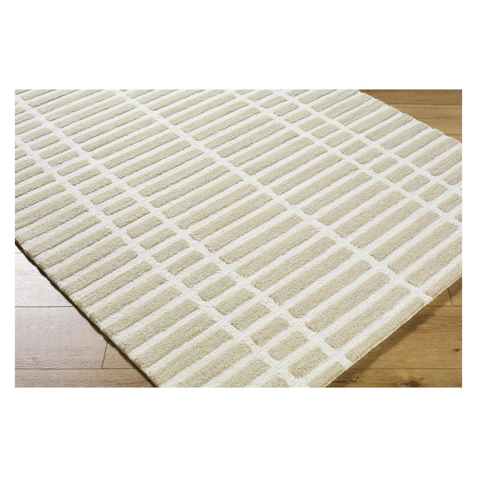 Wright Handmade Rug, Rectangle 5' x 7'6"