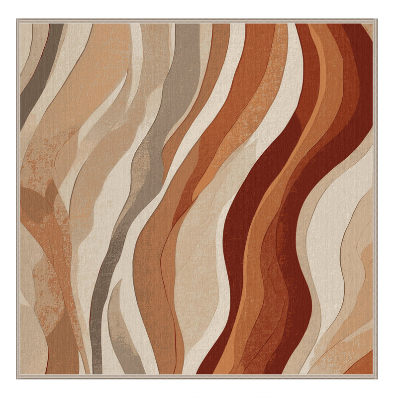 Amber Tides Rug, Square 8'