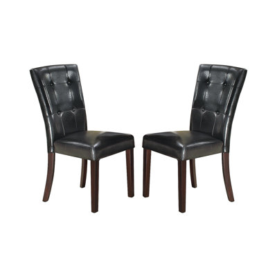 Faux Leather Upholstered Dining Chair(Set Of 2)