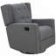 Fauteuil inclinable manuel pivotant