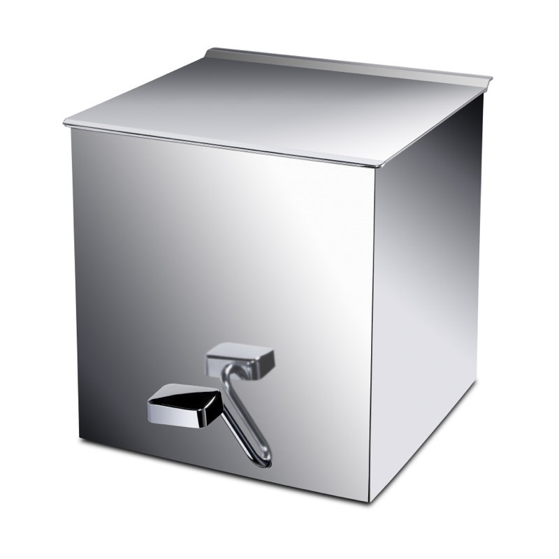 Poubelle à pédale 2,03 gallons Accessoires, Chrome