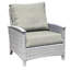 Bella Wicker Teak Outdoor Lounge Chair-1037614403-1037255465