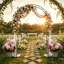 Metal Garden Art in Black-740738514