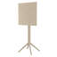 Ensemble de barre de patio empilable en plastique 3 pièces l 23,6 po Farrah-1053205524