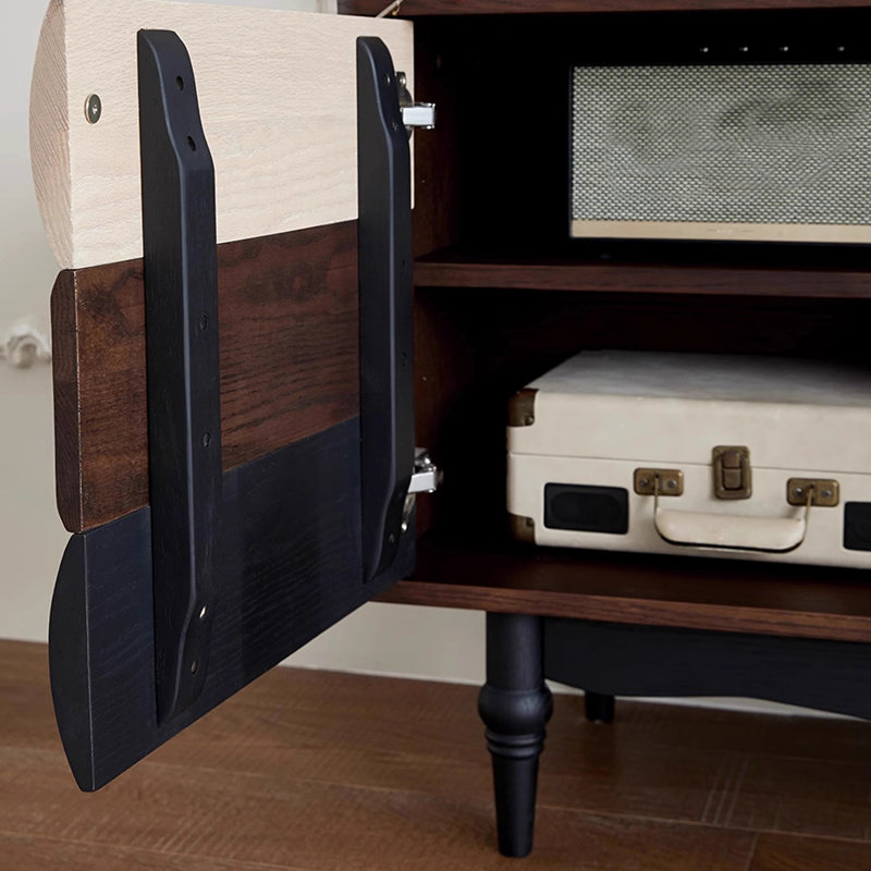 Meuble télé rétro de style français, 25.59”H x 86.61”W x 15.75”D