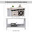 Console en bois massif de 32 po Gaidouras