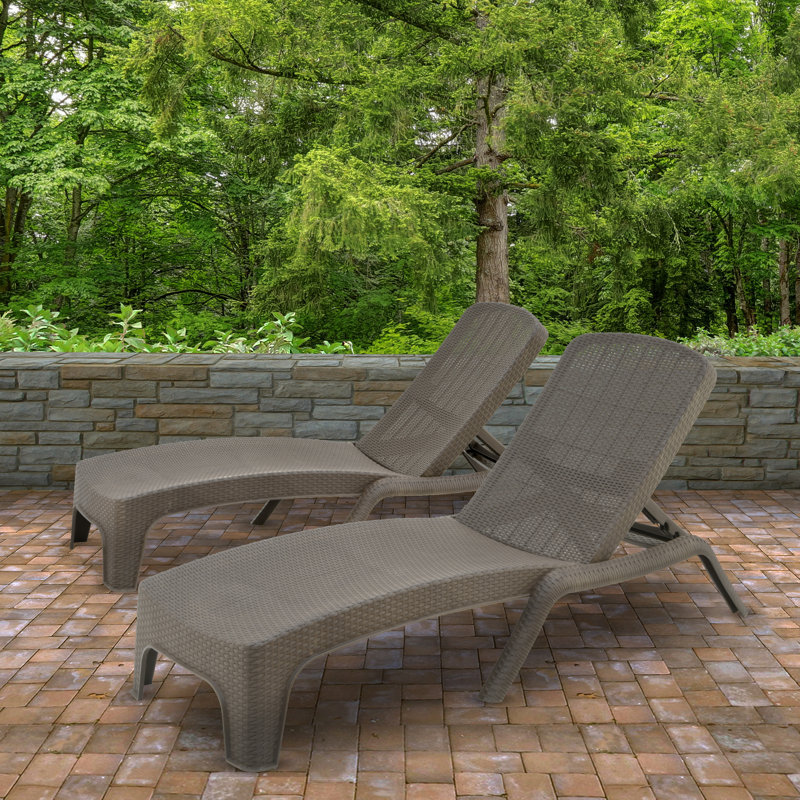  Chaise longue inclinable 76 po