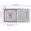 Belfry Kitchen ArAgon 440mm W Steel Flush Kitchen Sink-2082121035