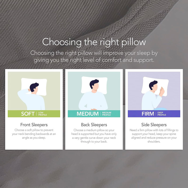Snuggledown Freshwash Anti Allergy Medium Support Back Sleeper Pillow