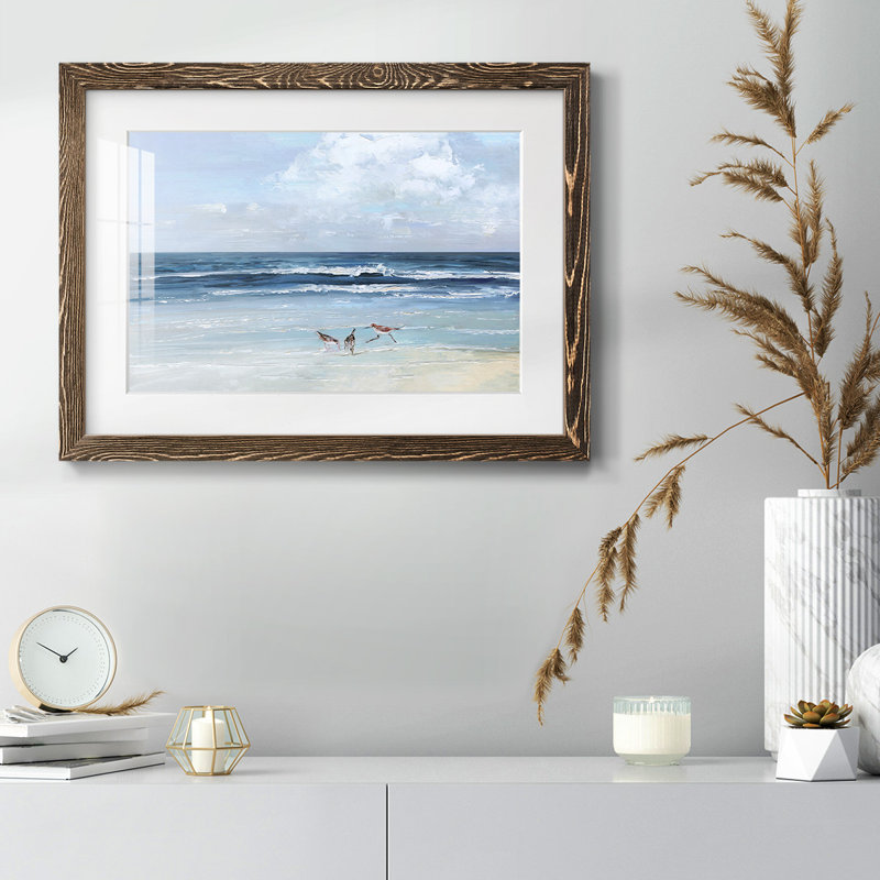 Beach Trio, Noyer, H 26 po x l 38 po x P 1,5 po