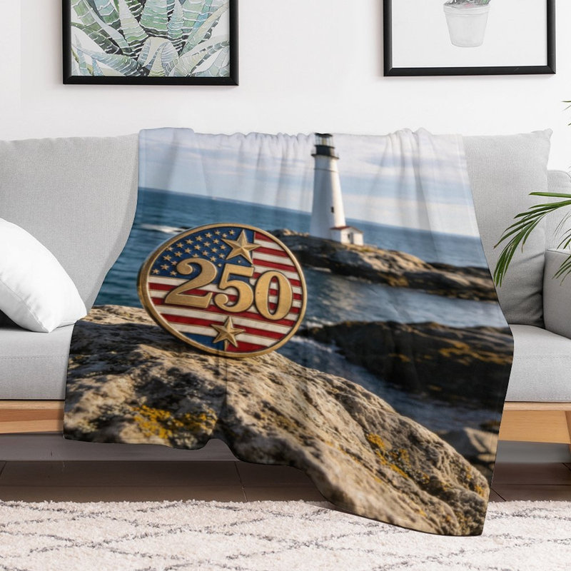 Jeté en flanelle de luxe American Design, 60x80in