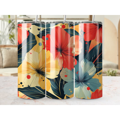 Choose Handmade Tumblers 591 mL Vacuum Insulated Stainless Steel (18/8) Travel Tumbler with Straw