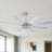 65 in. Brushed Nickel 8-Blade Silver Download Mount Fandelier Ceiling Fan with LED Light, Remote and APP Control-208690560