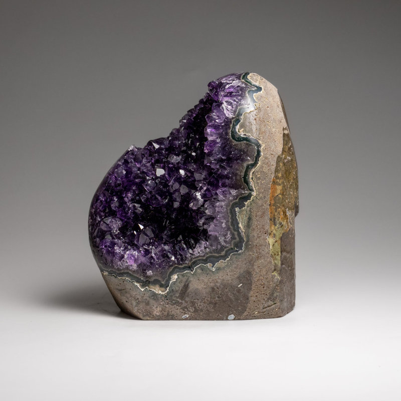 Genuine Amethyst Crystal Cluster From Brazil (3.1 Lbs)