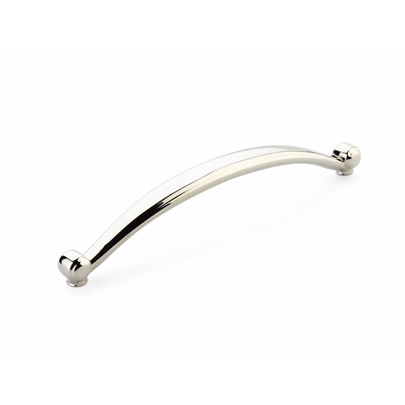 Cabriole Arch Pull, Polished Nickel