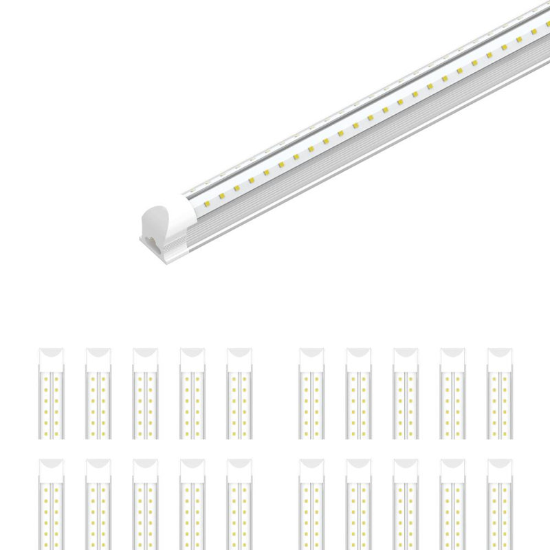 Éclairage de magasin 60 W à DEL intégré T8, 5000