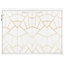 Grand lit, design, blanc, conduit sous, lit blanc encastré avec, imprimé, dessous, chargement