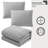 Sharper Image 3-piece Down Alternative Comforter Set-113654228-113654229