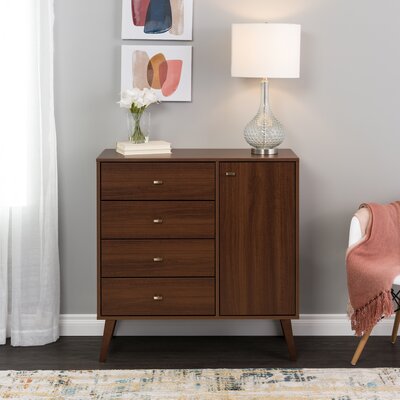 Mercury Row® Alyssa 4 - Drawer Dresser & Reviews | Wayfair