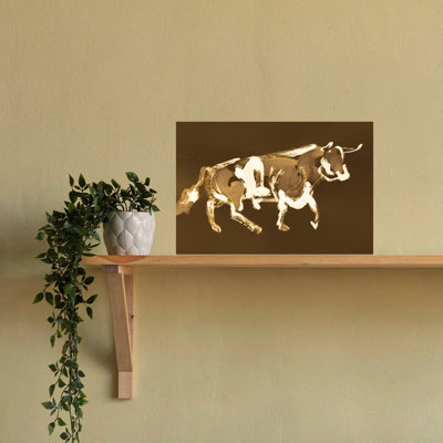 Impression sur toile, charling sépia