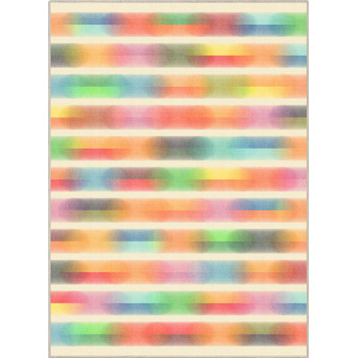 Shanea Stripes Multi Color Modern Geometric Flat-Weave Rug