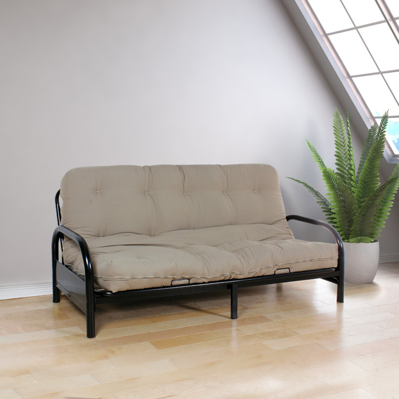 Matelas de futon double Nabila, 8", Kaki