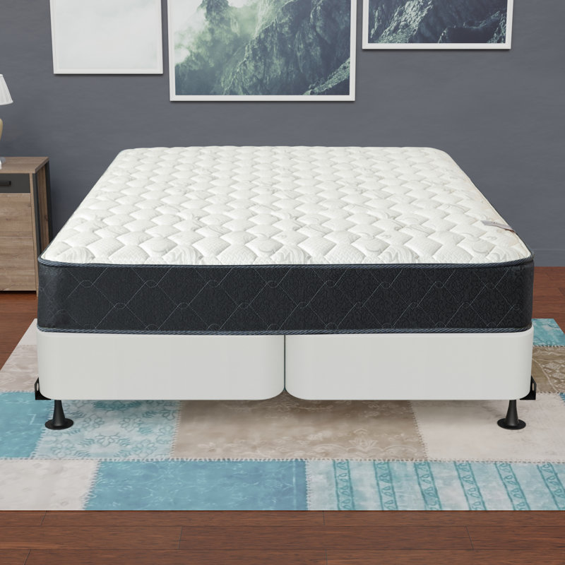 Fully Assembled Traditional Box Spring/Foundation For Mattress, Low Profile (4"), California King