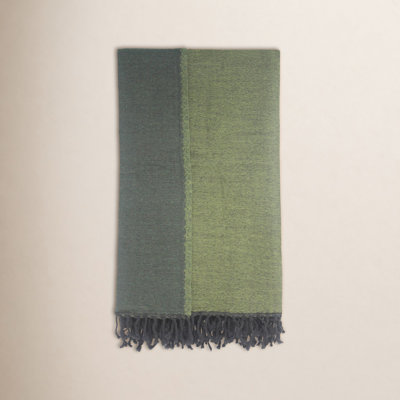 Cosette Reversible Wool Throw Blanket